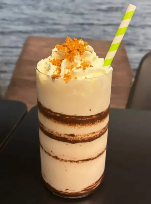 Batut de caramel amb nata de Cuida't Banyoles